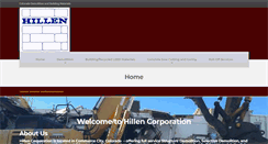 Desktop Screenshot of hillencorp.com