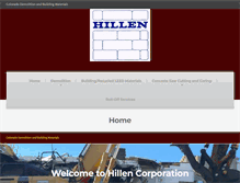 Tablet Screenshot of hillencorp.com